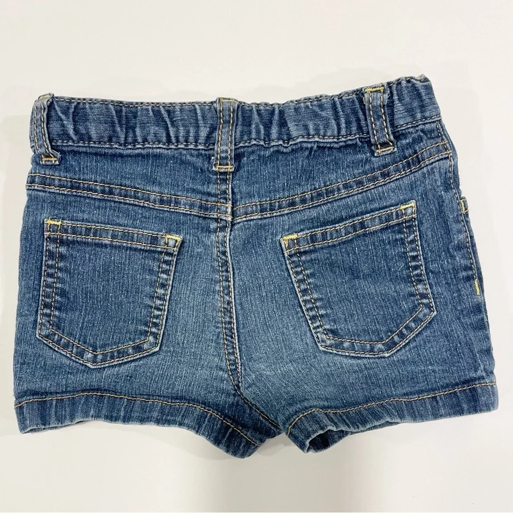 VINTAGE HEALTH TEX Denim Shorts with Floral Embroidery